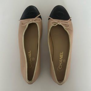 Chanel Ballerina Flats Black/Nude